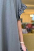 Made in Italy Summer Oscar Pure Cotton T Shirt Dress Mocha /12 =